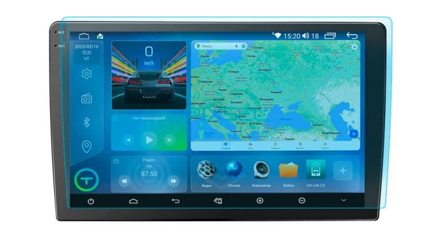 Купити Захисне скло TORSSEN для мультимедіа Дисплей 10.36'' 2K M1511 з доставкою по Україні, категорія Захисне скло