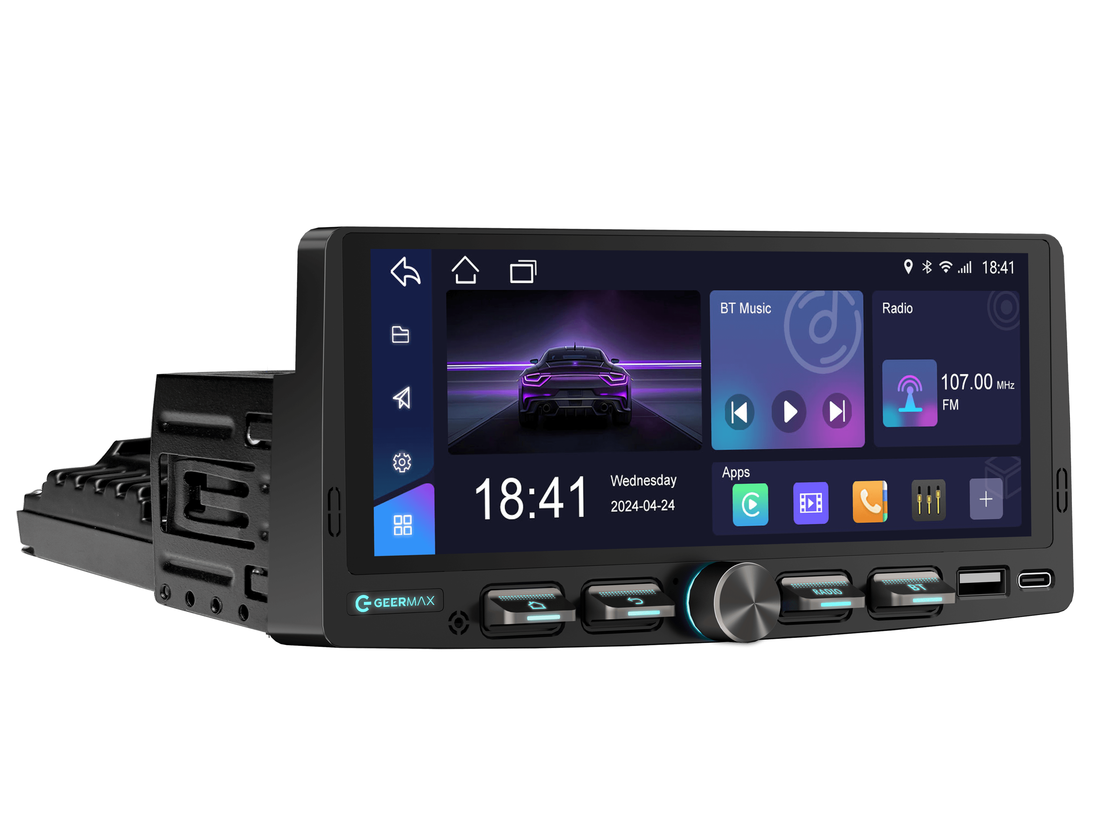 Купити Автомагнітола 1DIN Geermax A601 з доставкою по Україні, категорія Головні пристрої