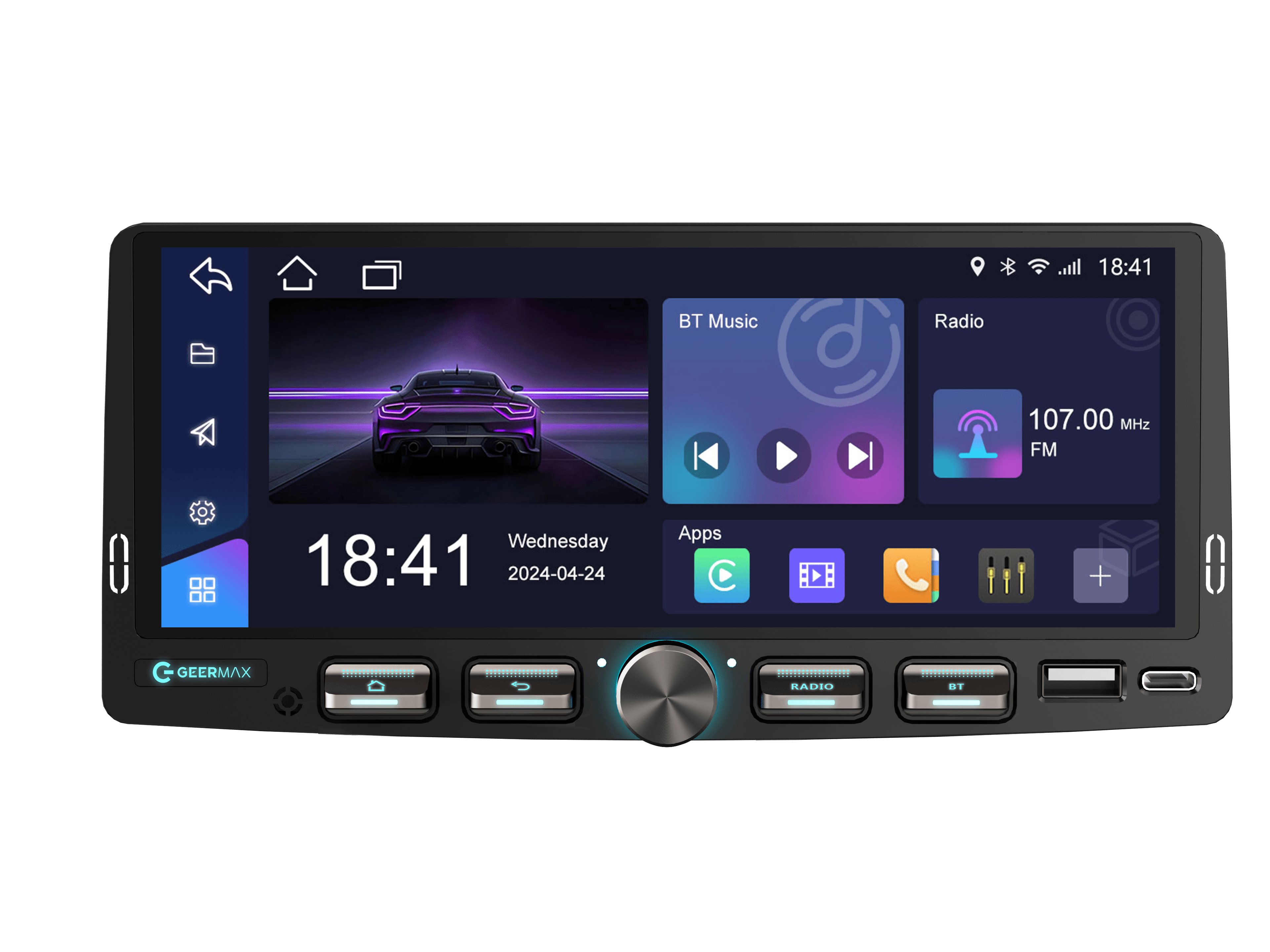 Автомагнітола 1DIN Geermax A601 — фото 2 з 2
